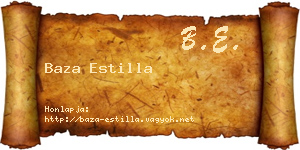 Baza Estilla névjegykártya